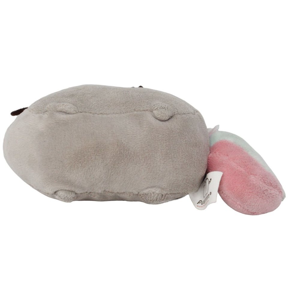 Pusheen Gund Squisheen Sitting Gray Plush 6 inches Pusheenicorn Keyring Lot Of 2 - Picture 14 of 16